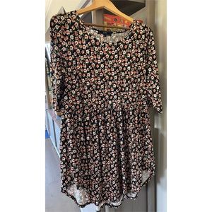 floral swing dress